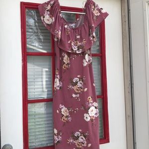 Long cute strapless!